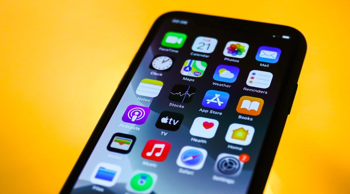 Ein iPhone-Bildschirm