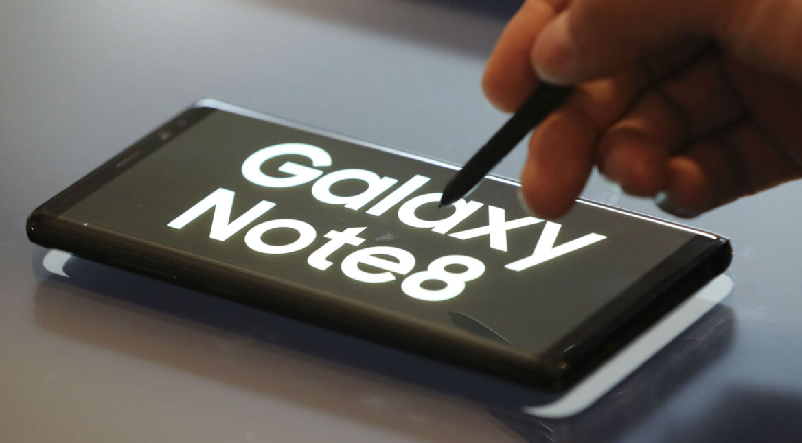 Samsungs Galaxy Note8 erscheint mit S Pen.