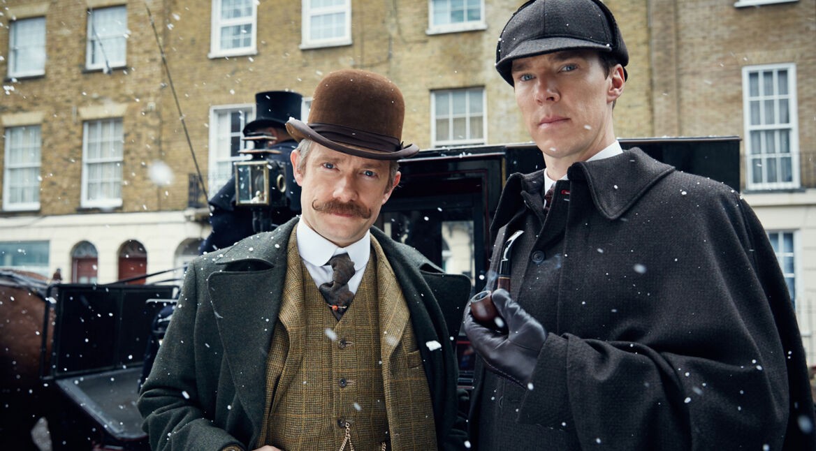 Benedict Cumberbatch und Martin Freeman in Sherlock