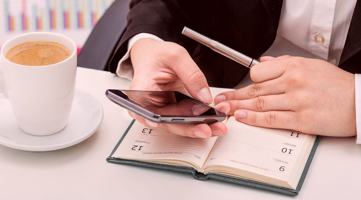 Planen mit dem Smartphone ist eine praktische Sache.