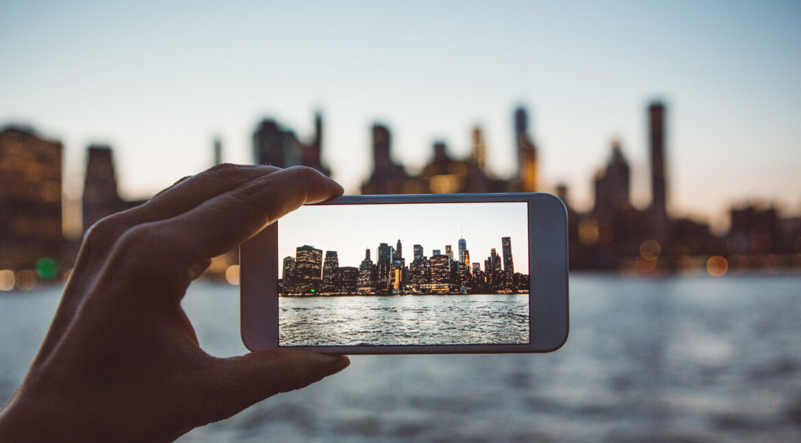 Panoramaaufnahme einer Skyline