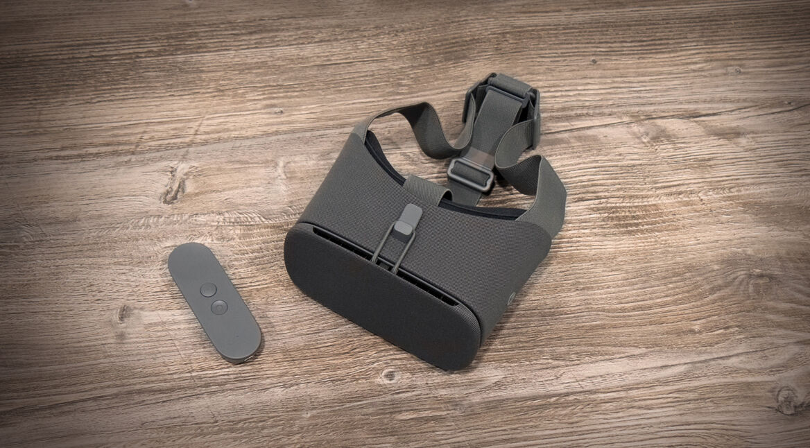 Bild von der neuen Google Daydream View (2017).