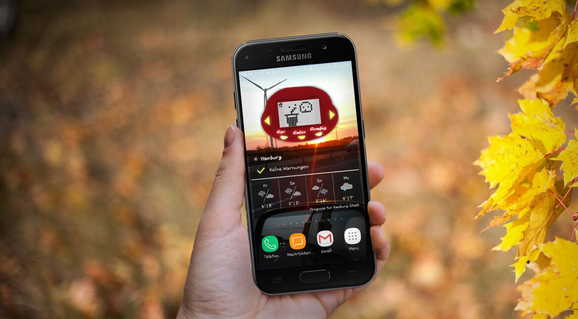 Screenshot von Widgets auf einem Android-Gerät
