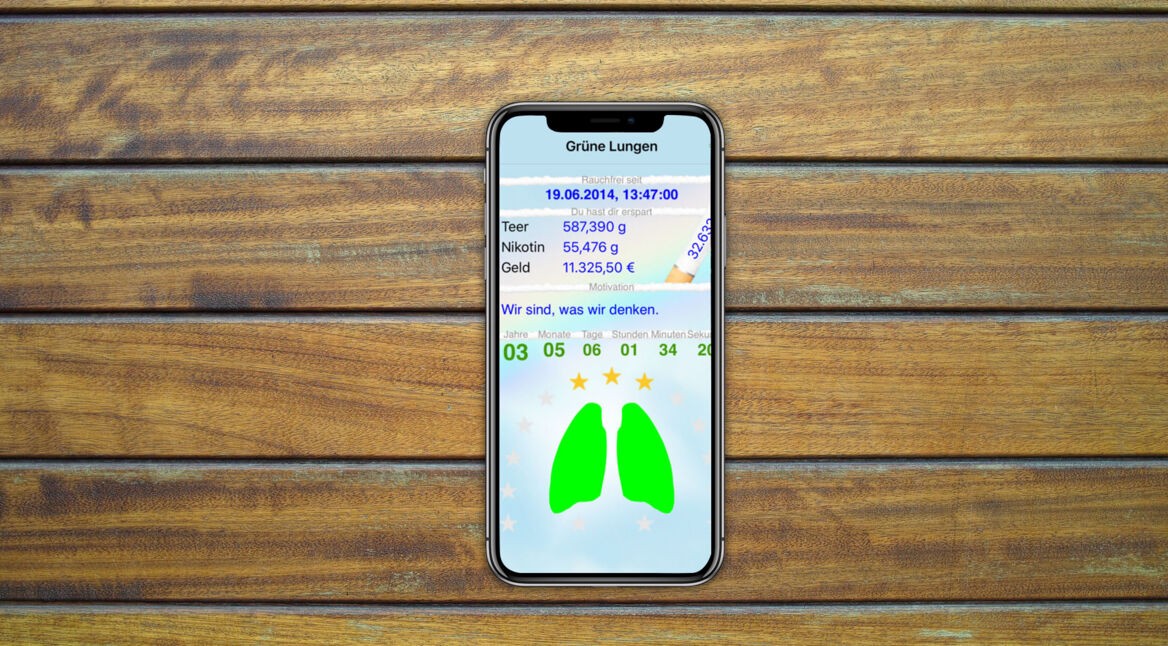 Mit Nichtraucher-Apps die Entwöhnung erleichtern.