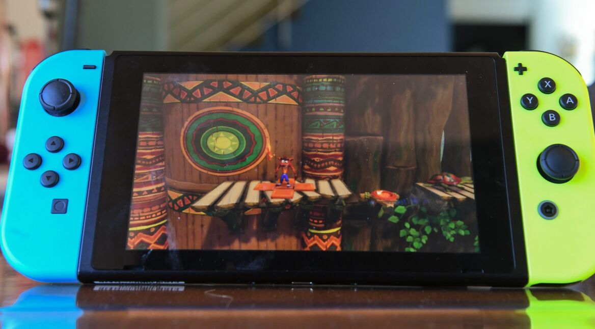 Eine mobile Spielekonsole