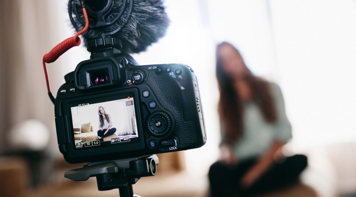 Vlogging mit Kamera