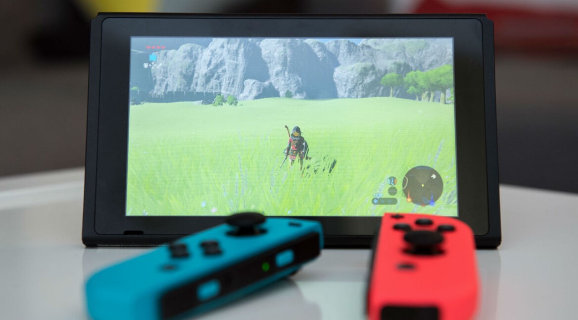 Zelda-Spiel auf der Nintendo Switch.