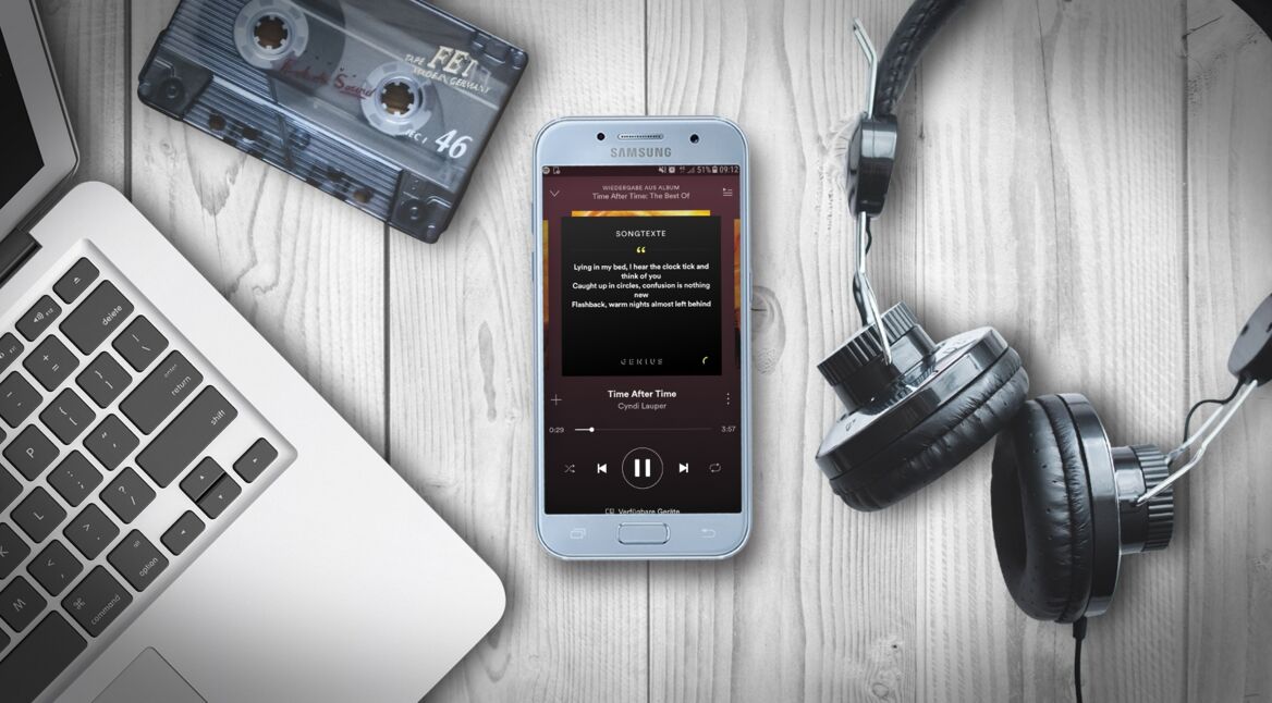 Lass Dir die Texte Deiner Lieblingssongs auf Spotify anzeigen