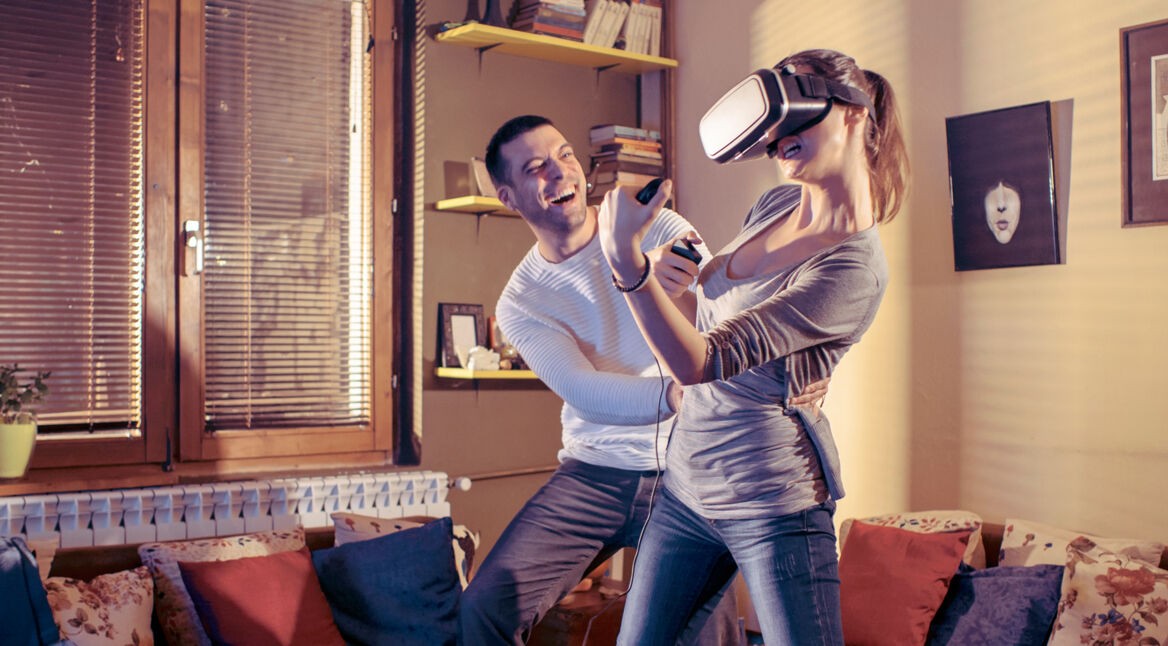 Skyrim VR im Wohnzimmer