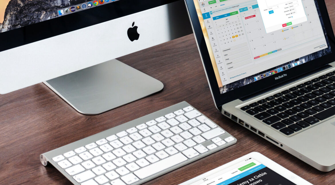 Ein Mac, ein Macbook und ein iPad