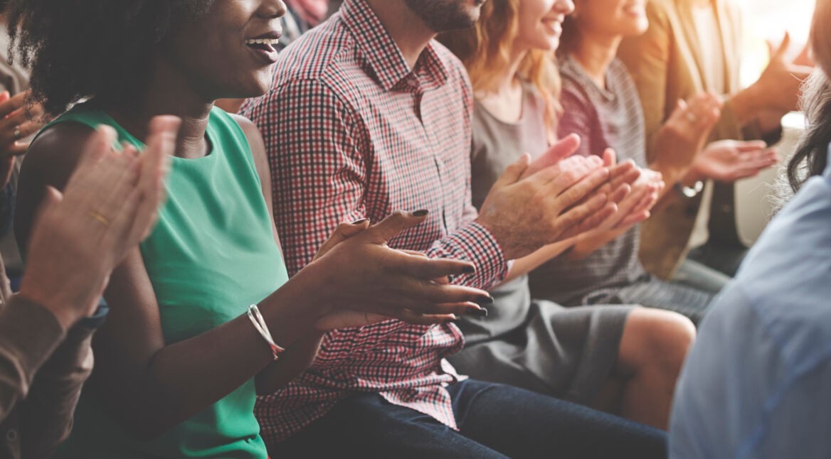 Audience Applaud Clapping Happines Appreciation Training Concept