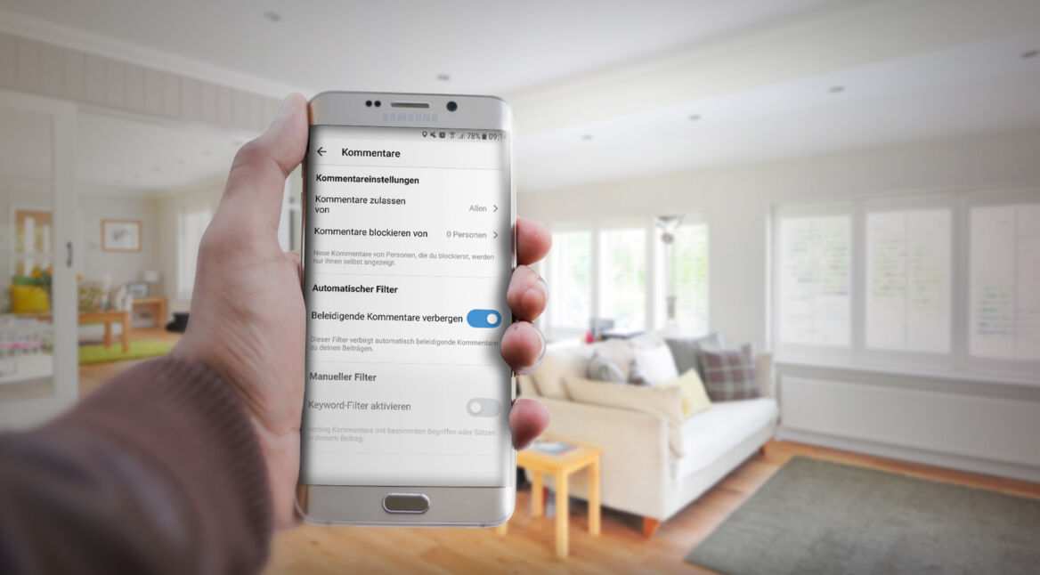 Instagram-Kommentarfilter
