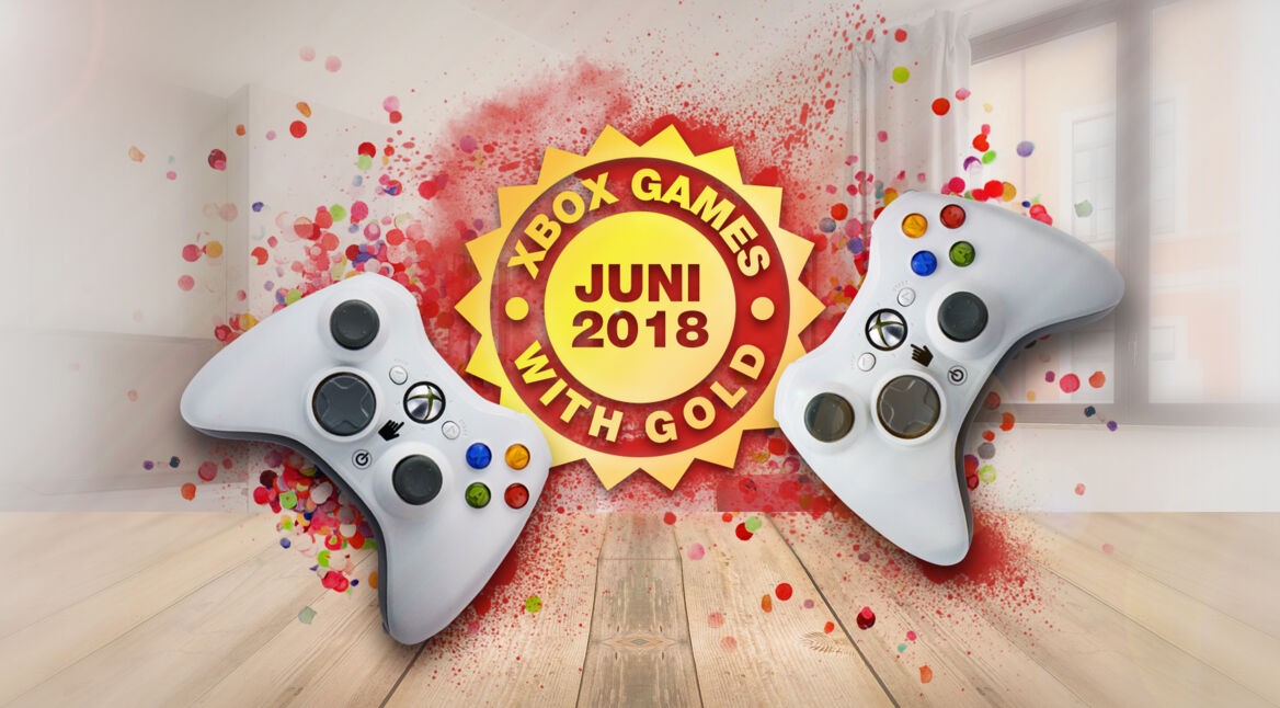 Xbox-Controller vor Fernseher