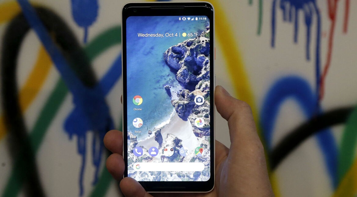 Das Google Pixel 2 XL-Smartphone.