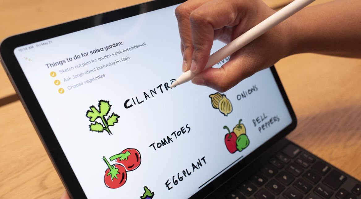 Mit dem Apple Pencil auf dem iPad Pro schreiben, zeichnen und mehr