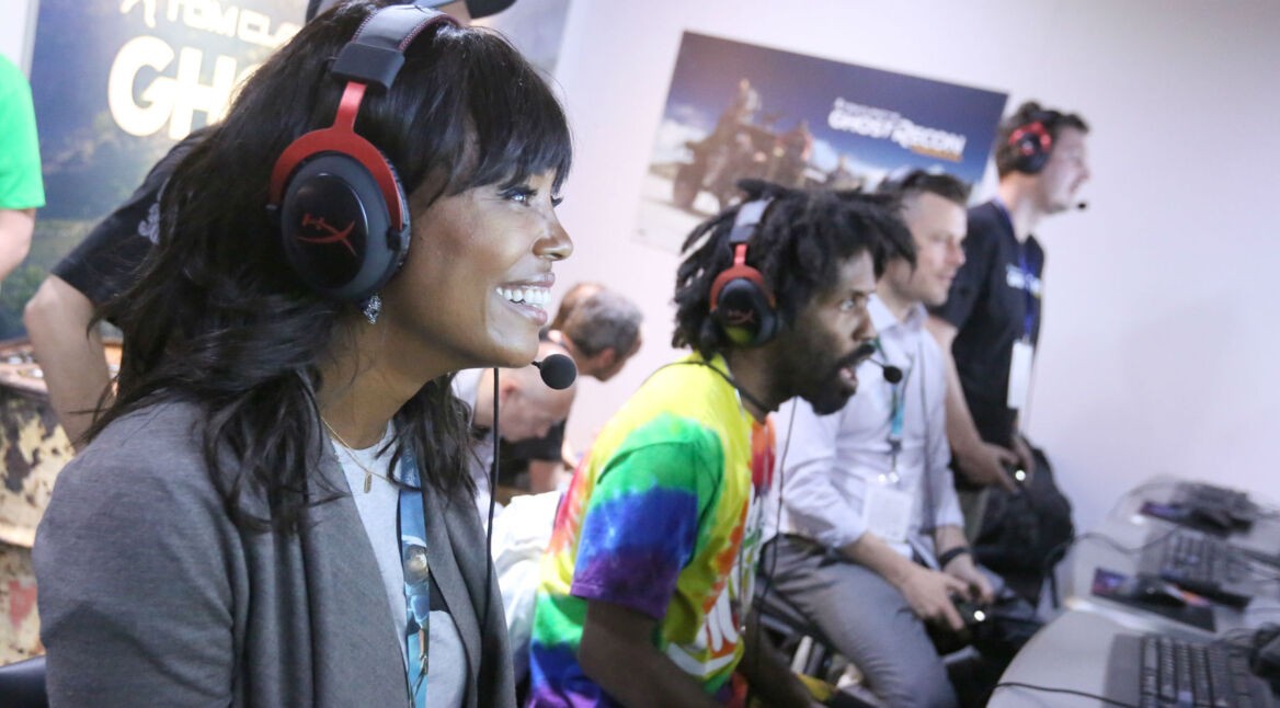 Aisha Tyler auf der E3-Messe.