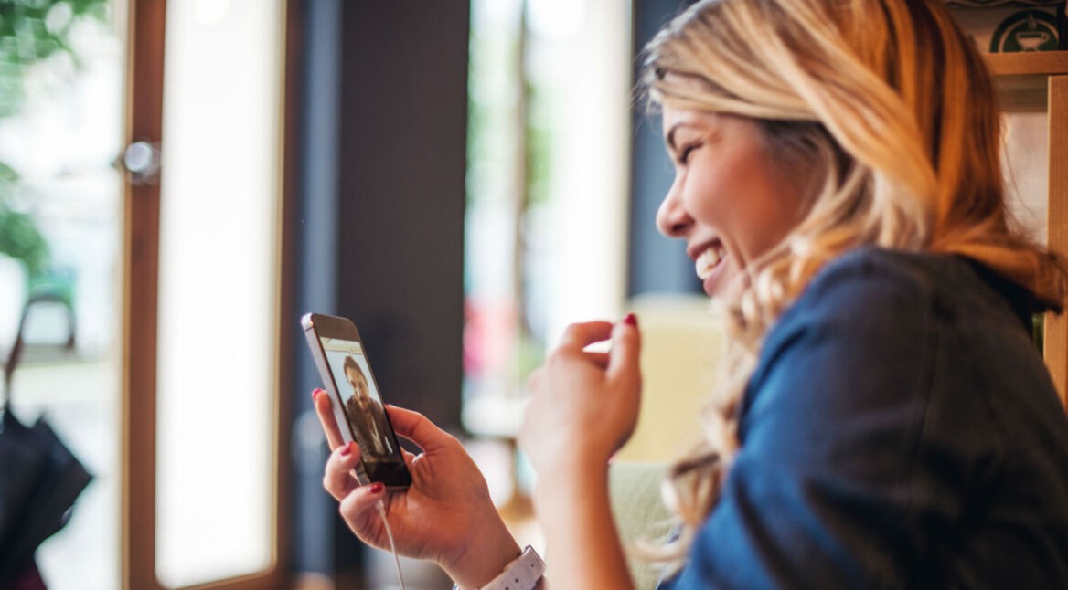 FaceTime-Anruf auf dem iPhone.