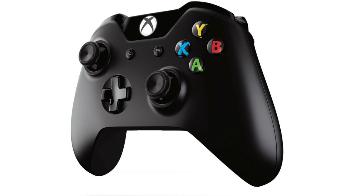 Schwarzer Xbox One-Controller