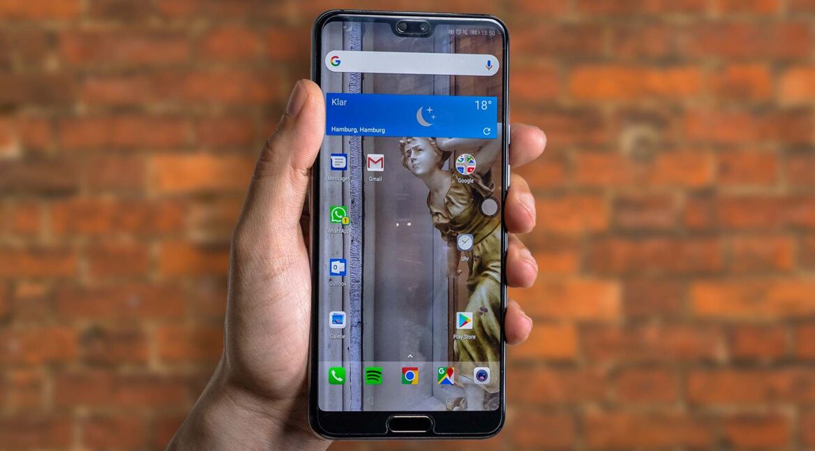 Das Huawei P20 Pro-Smartphone.