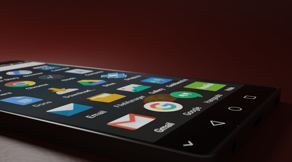 Smartphone im Dark Mode