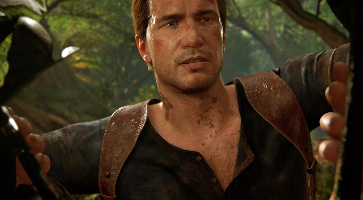 Nathan Drake in Uncharted
