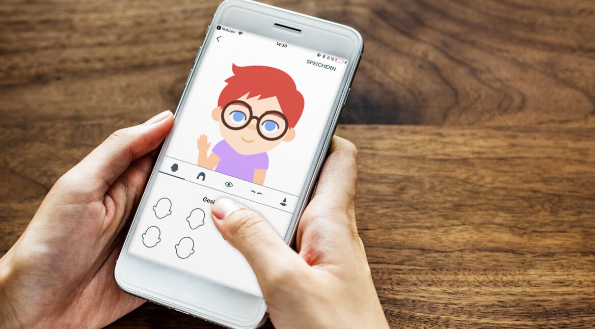 Via Gboard Sticker mit dem eigenen Gesicht erstellen.