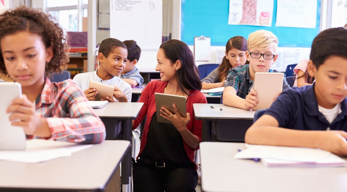 Lehrer Unterricht Smartphones