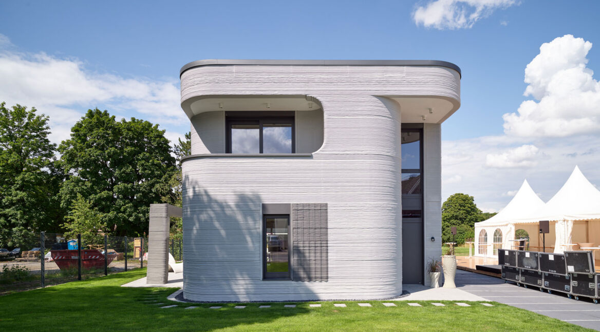 Ein Haus aus dem 3D-Drucker