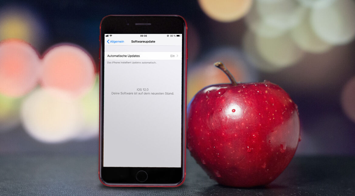 iOS 12-Update auf iPhone 8 Plus installiert.