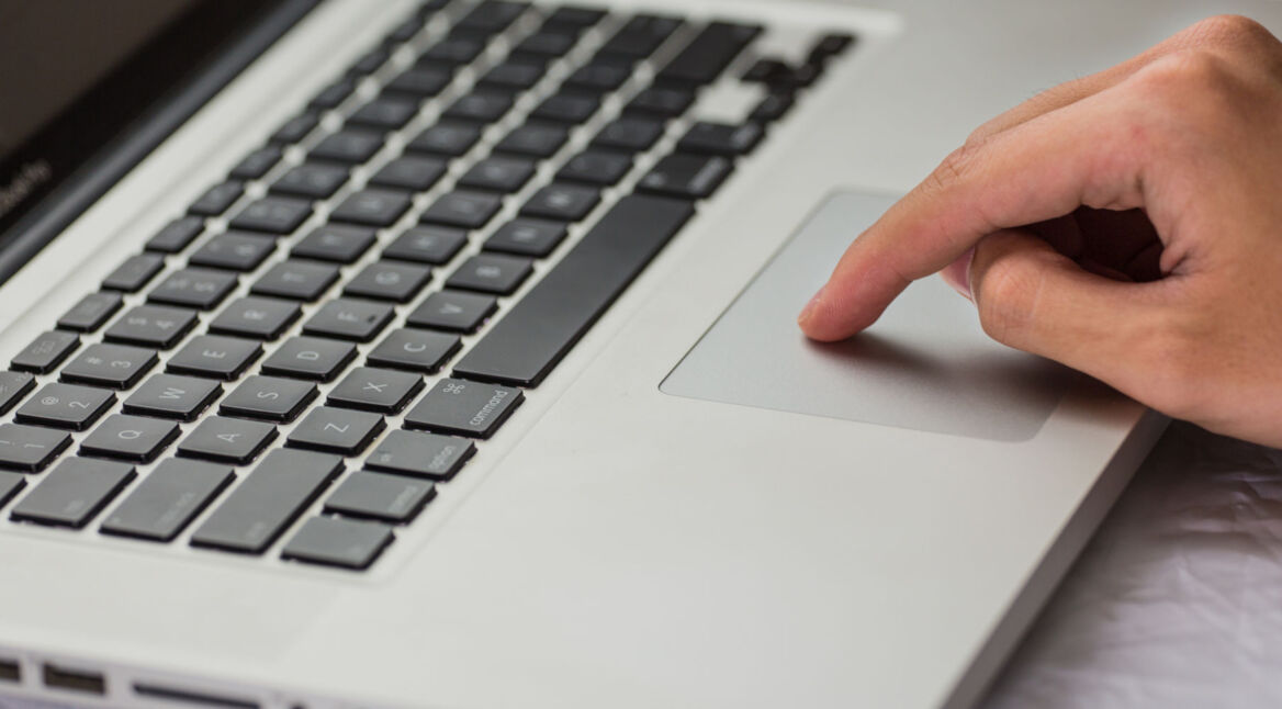 Ein MacBook Pro im Einsatz