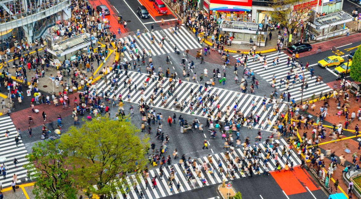 Kreuzung in Shibuya