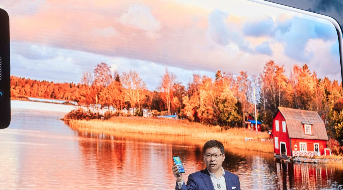 Das Huawei Mate 20 Pro wird vorgestellt.
