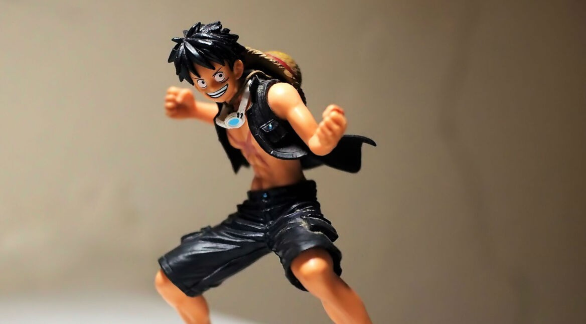 Ruffy aus „One Piece“ als Actionfigur.