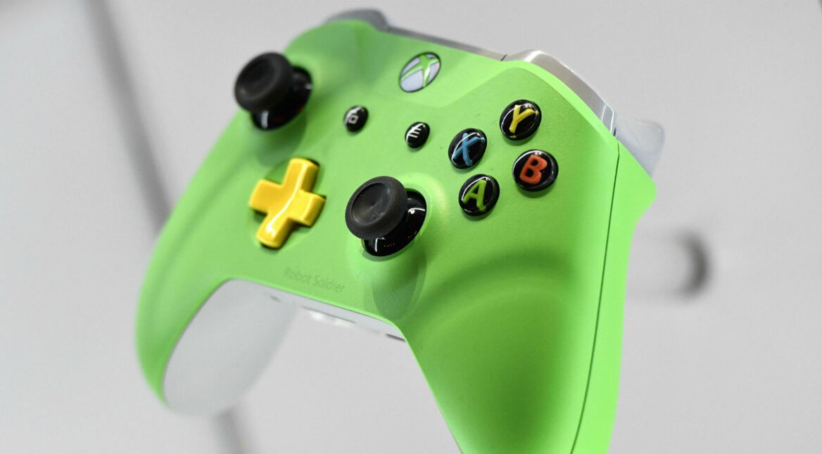 Xbox One Controller ist auf der Gamescom ausgestellt.