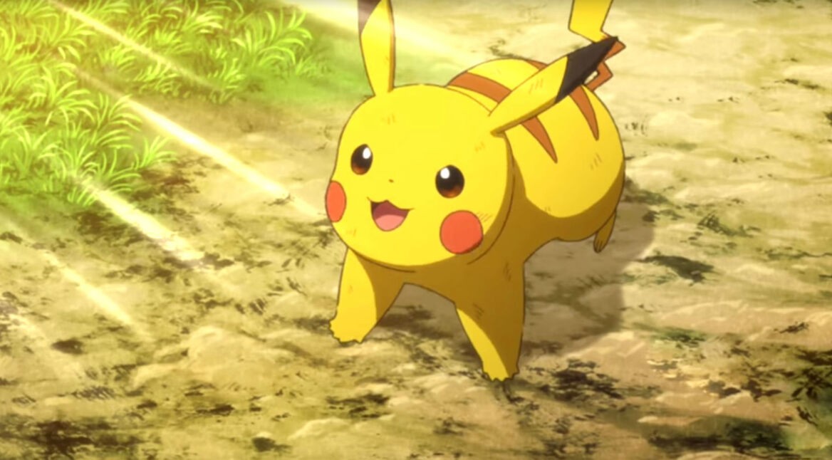 Das gelbe Pokémon Pikachu.