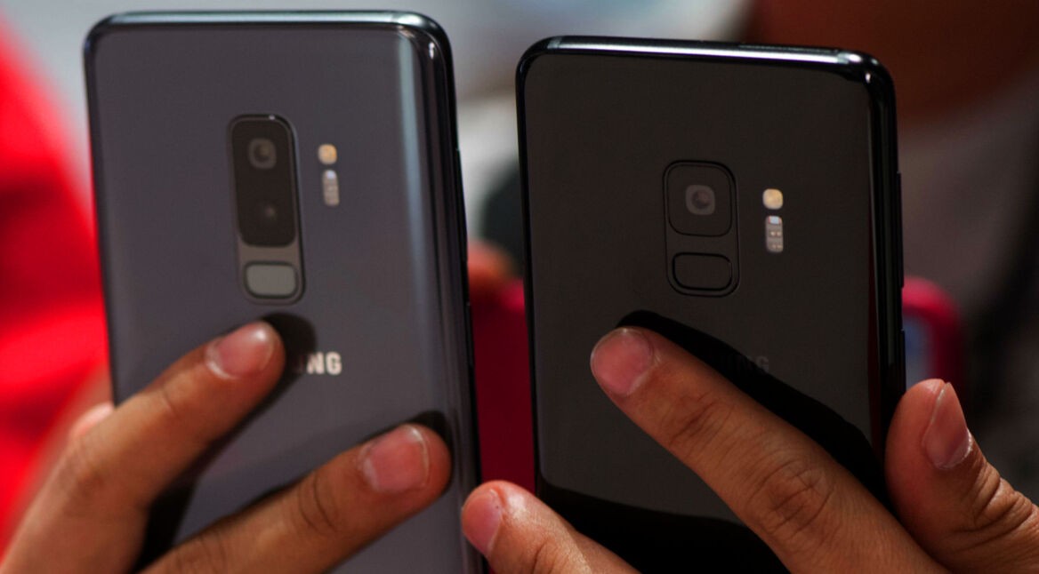 Das Samsung Galaxy S9+ und S9.