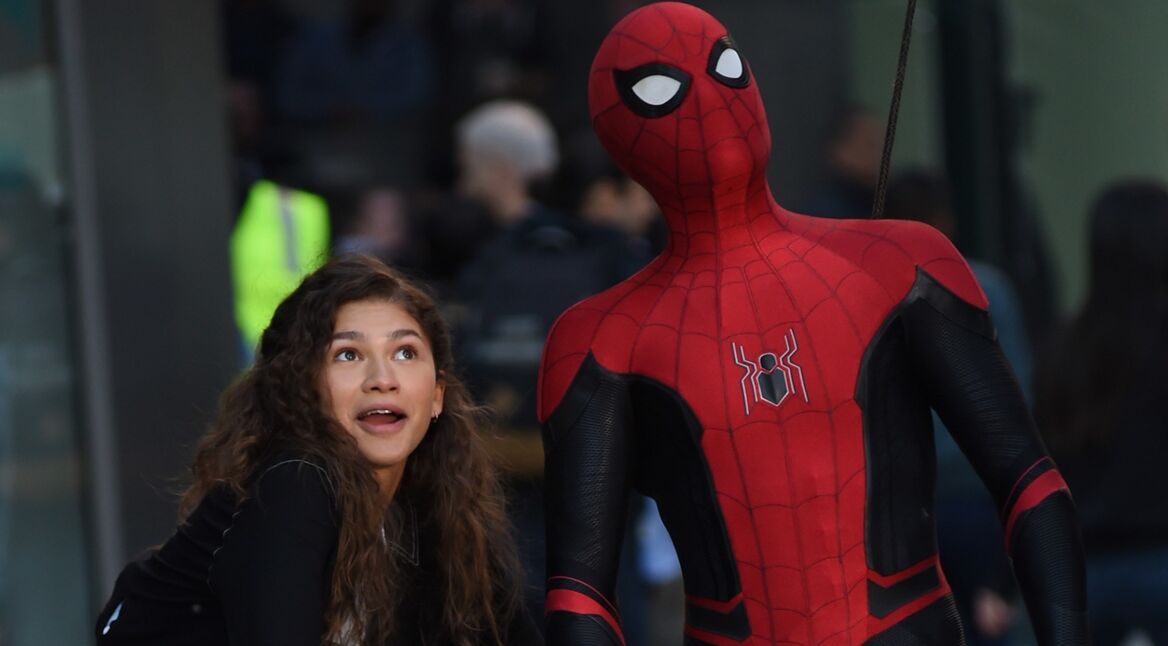 Szene vom Dreh zu Spider-Man: Far From Home