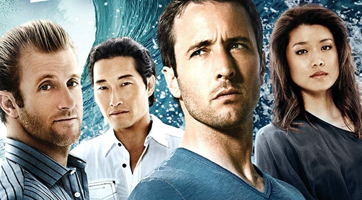 oster der Serie Hawaii Five-0 mit Alex O'Loughlin, Scott Caan, Daniel Dae Kim und Grace Park