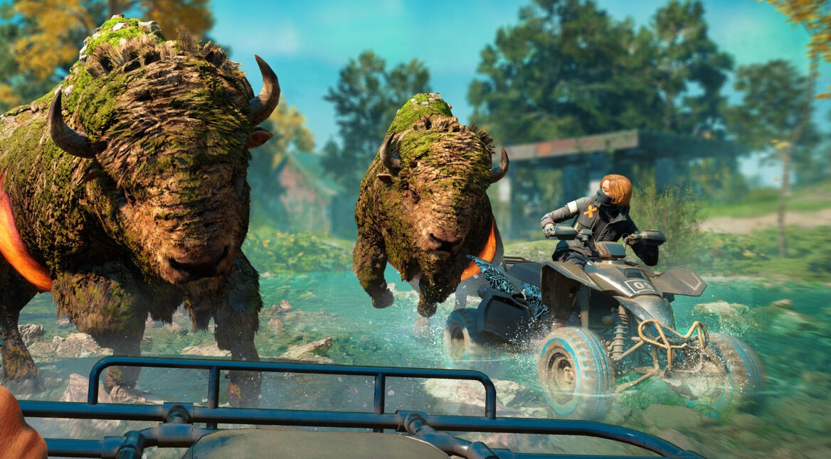 Bisonjagd in Far Cry: New Dawn
