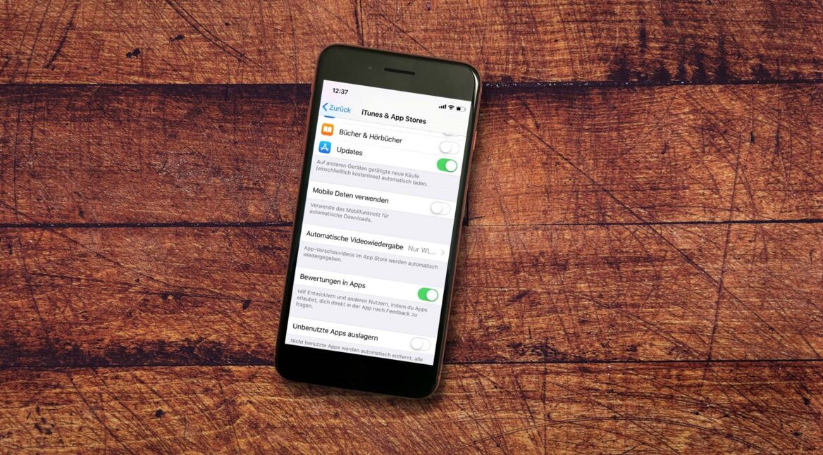 Anfrage für App-Bewertungen unter iOS ausschalten
