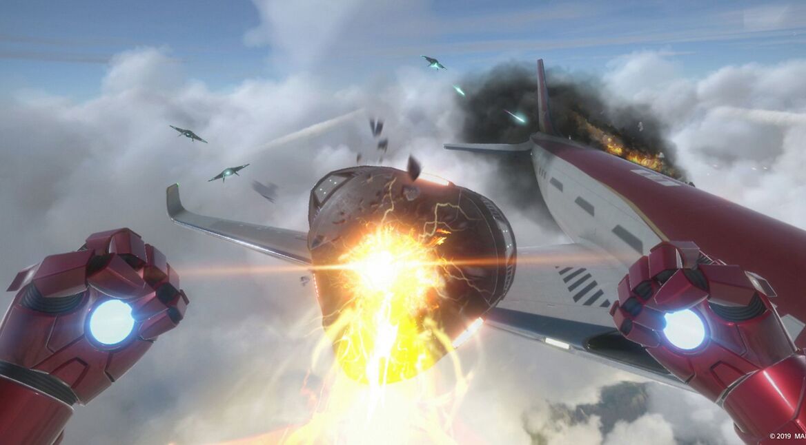 Screenshot von Iron Man VR Gameplay