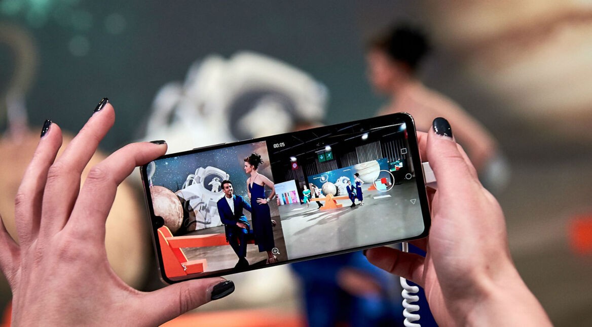 Mit dem Huawei P30 Pro ein Video aufnehmen.