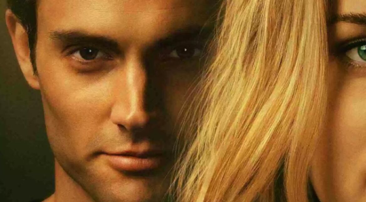 Das Bild zeigt Penn Badgley und Elizabeth Lail aus Netflix' You - Du wirst mich lieben.