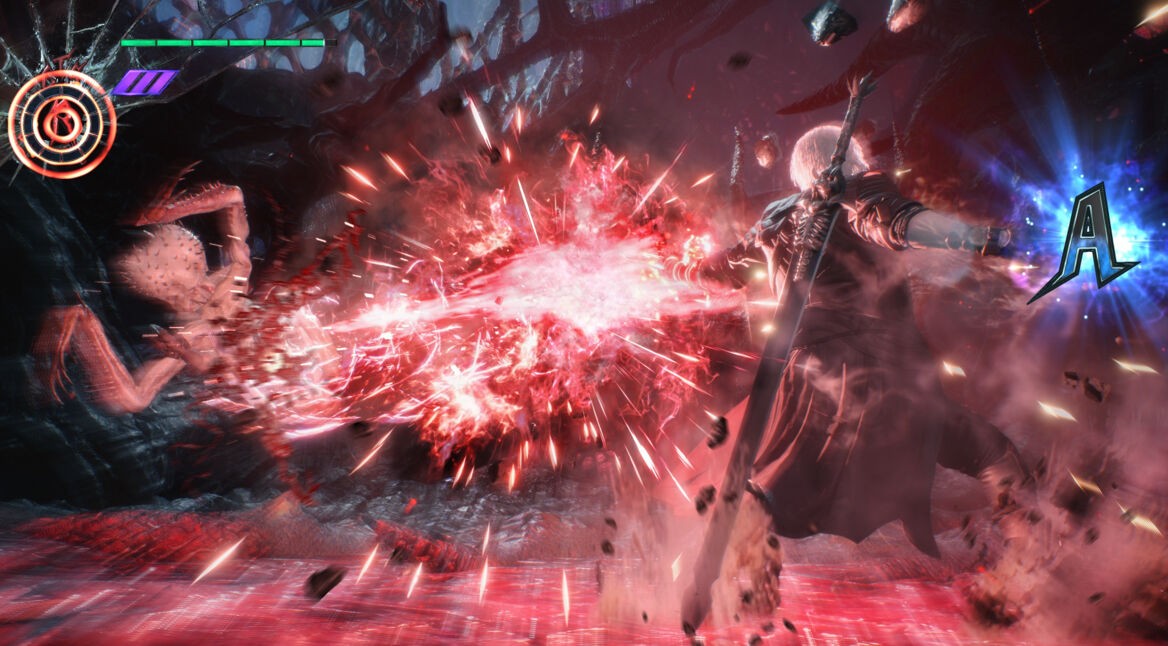 Dante nutzt Fähigkeit in Devil May Cry 5