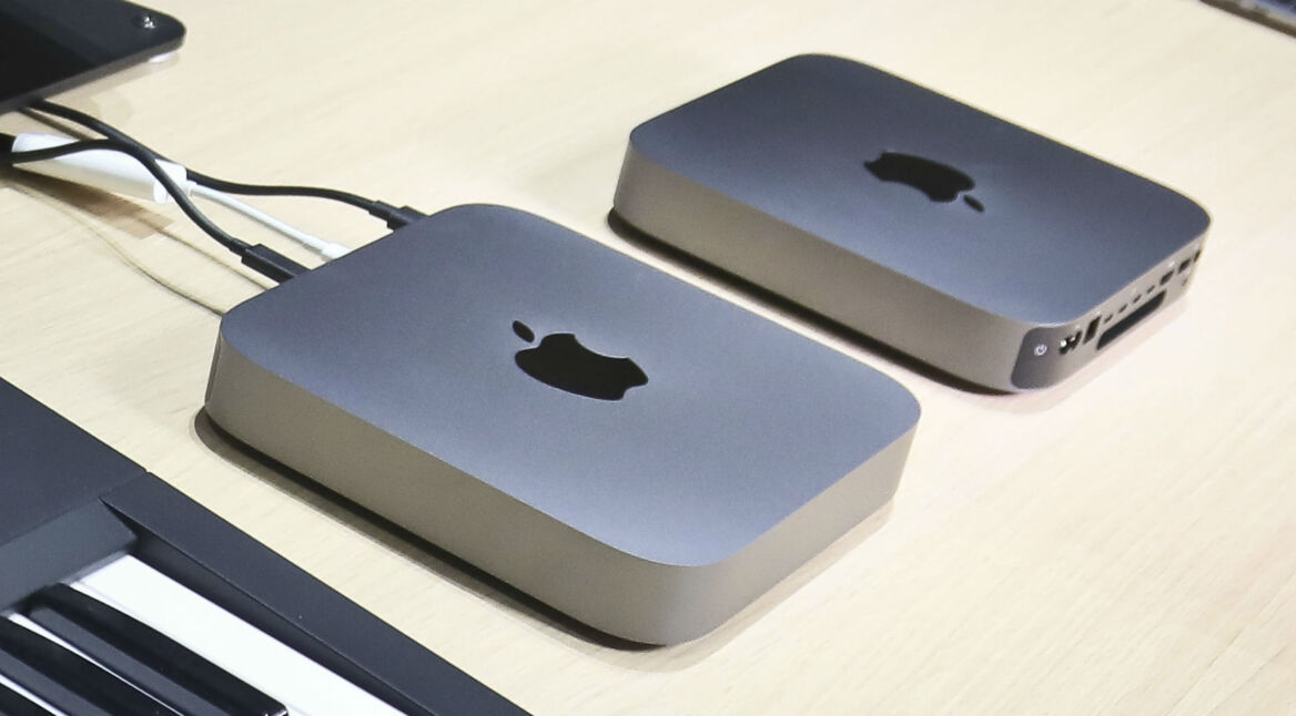 Die beiden Modelle des Mac mini 2018.