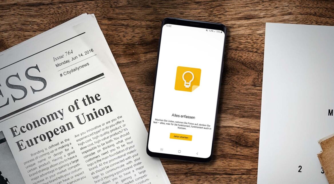 Google Notizen Dark Mode