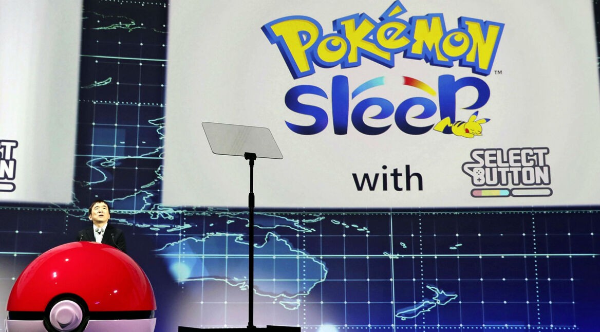 Pokémon Sleep wird auf der Pressekonferenz der Pokémon Company angekündigt.