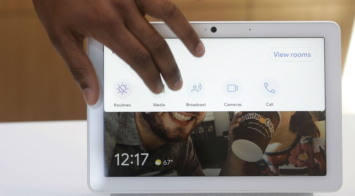 Das neue Smart Display Google Nest Hub Max.