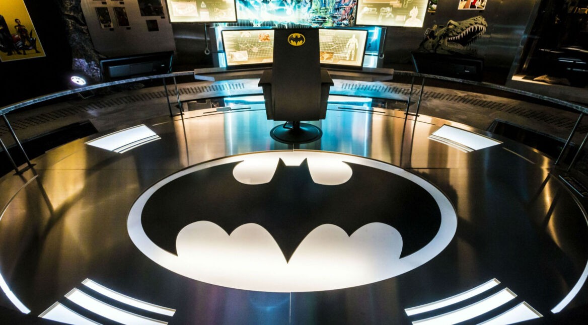 Ausstellung über Batman.