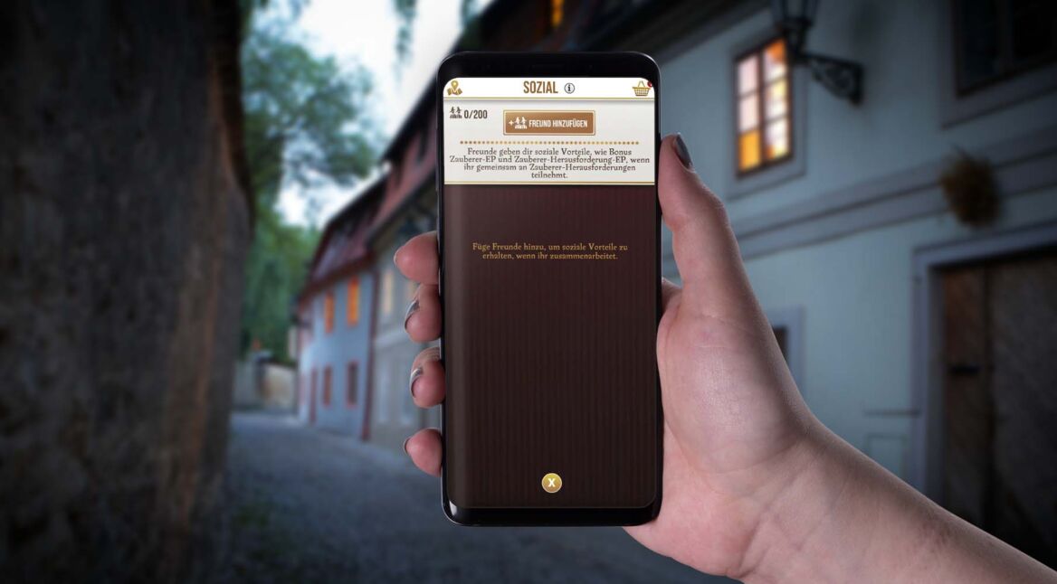 Harry Potter: Wizards Unite Freunde hinzufügen